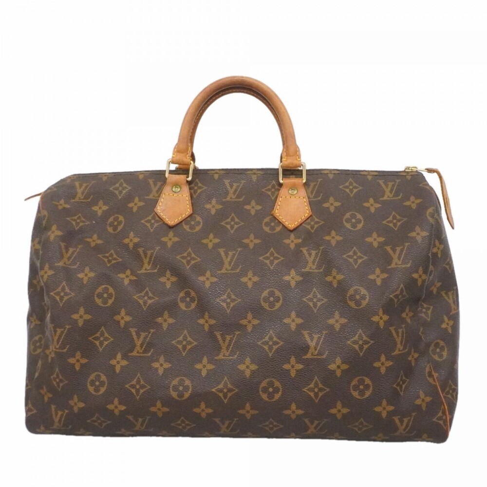 LOUIS VUITTON Brown Monogram Speedy 40 Bag